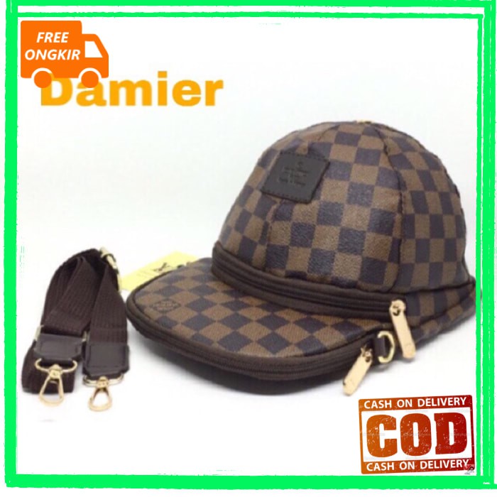 JUAL Tas wanita sling bag Import Louis Vuitton Cap READY STOK