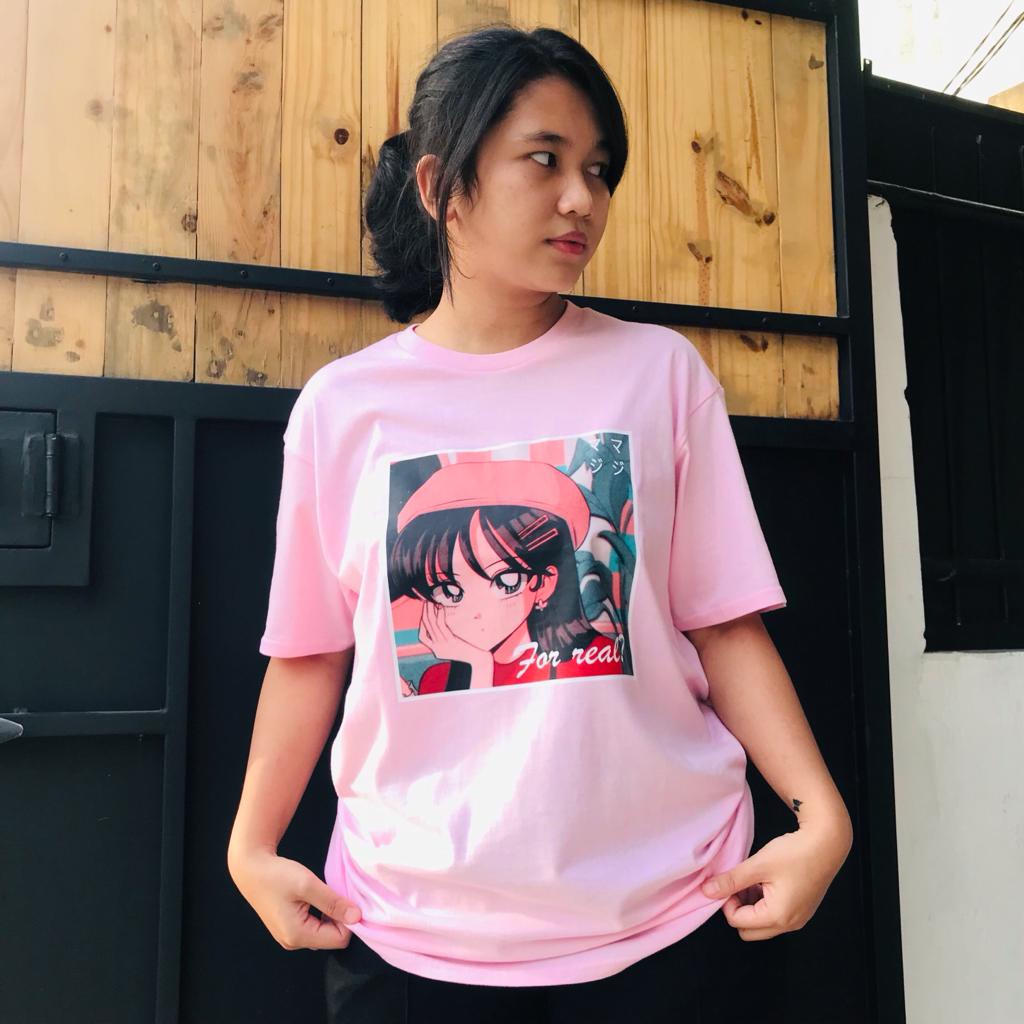 Tshirt 90's Anime Girl Unisex