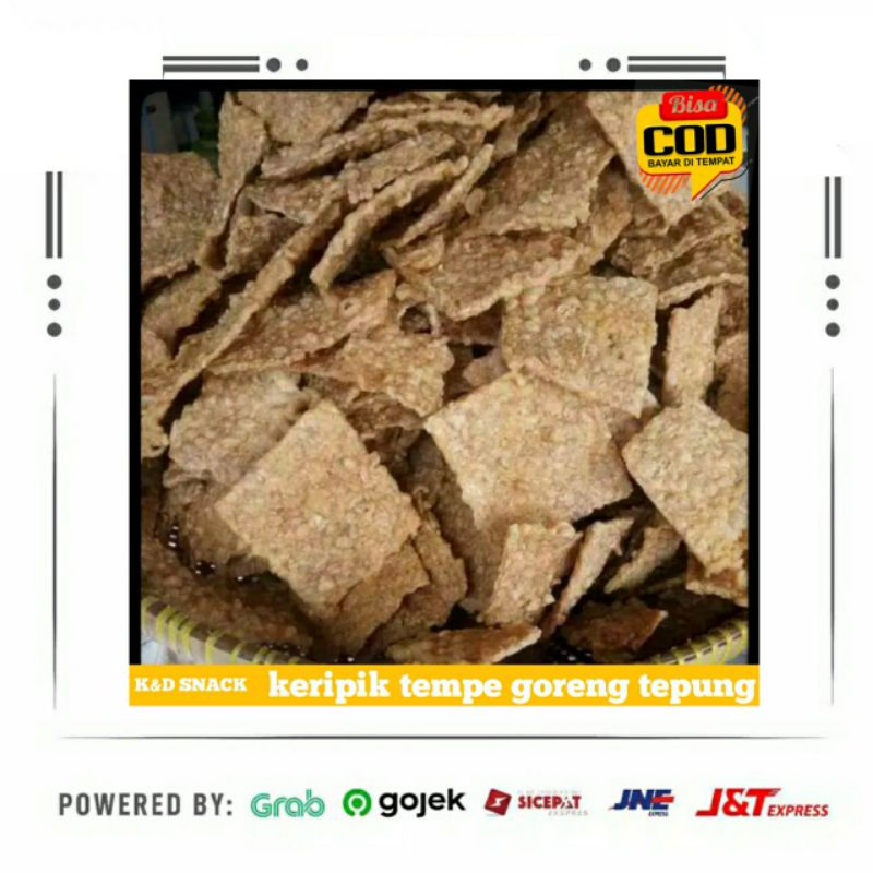 

500gram"KERIPIK TEMPE ASIN GURIH/KERIPIK TEMPE BANDUNG