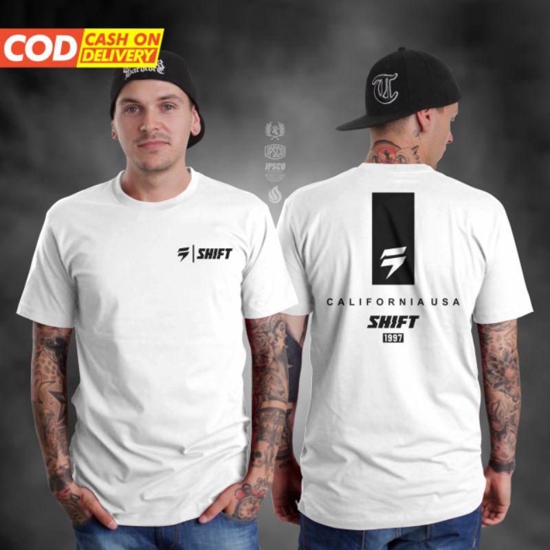 tshirt cross trail kaos motocross Shift