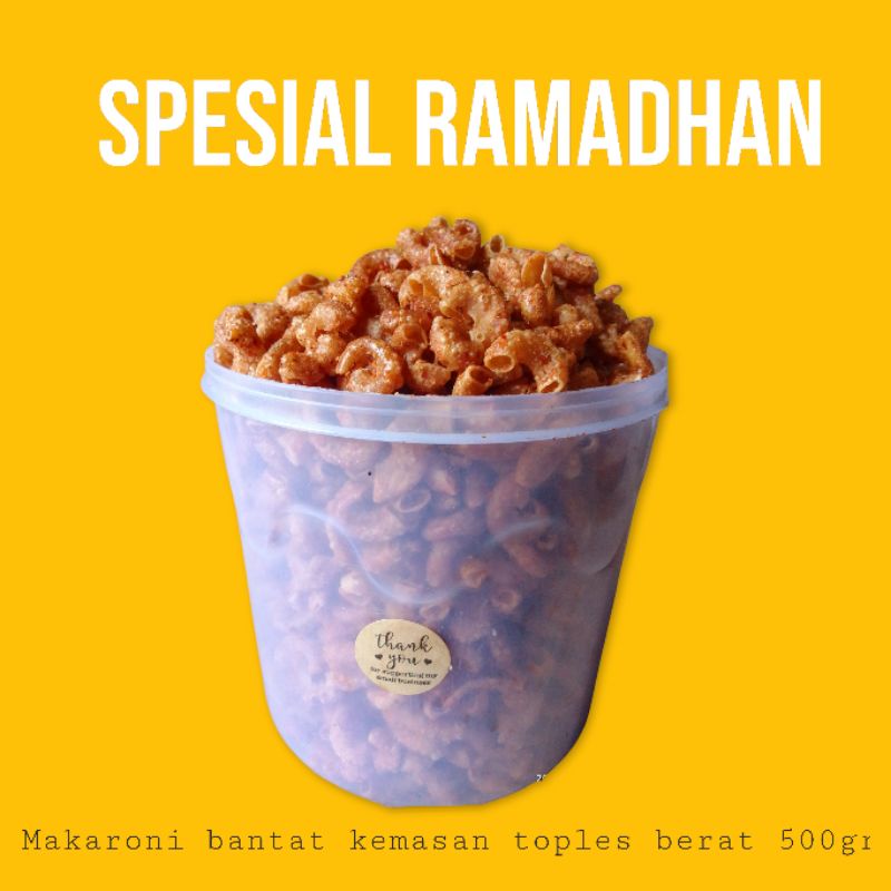 

PROMO SPESIAL RAMADHAN SNACK TOPLES ISI MAKARONI BANTAT ENAK RASA PEDAS ASIN DAN ORIGINAL BERAT 1/2KG