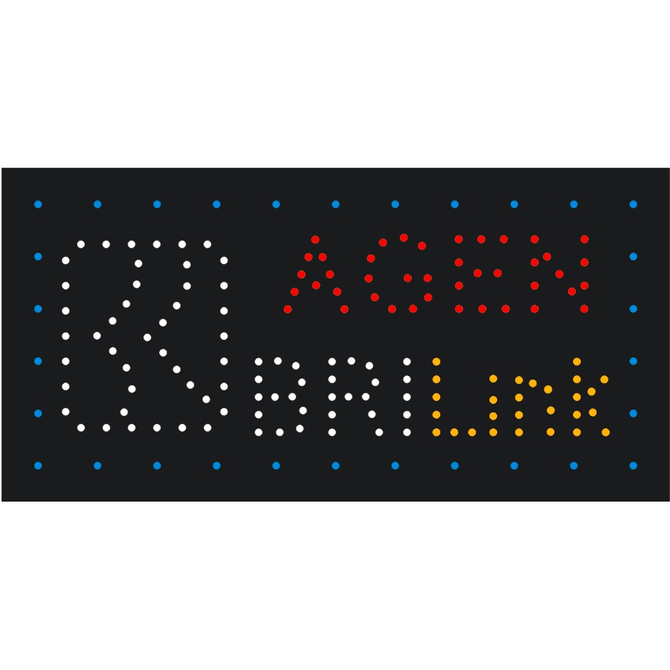 Tulisan Lampu LED kedip Logo iklan Agen BRIlink