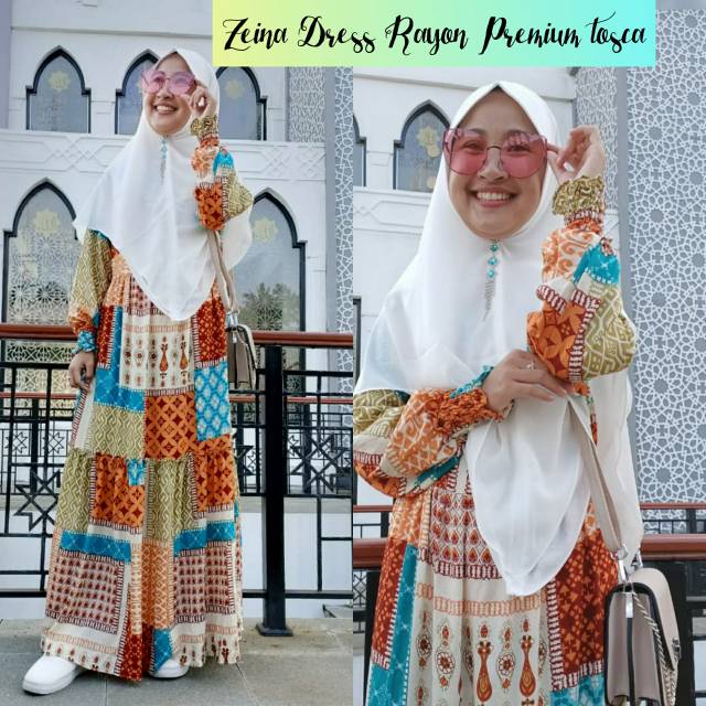 Dress Rayon Premium Motip Zeina