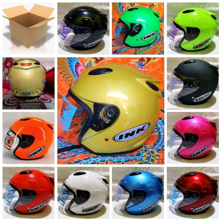 Helm INK Terbaru ink Centro ink kw [PACKING KARDUS] pria wanita dewasa viral jaman grosir reseler