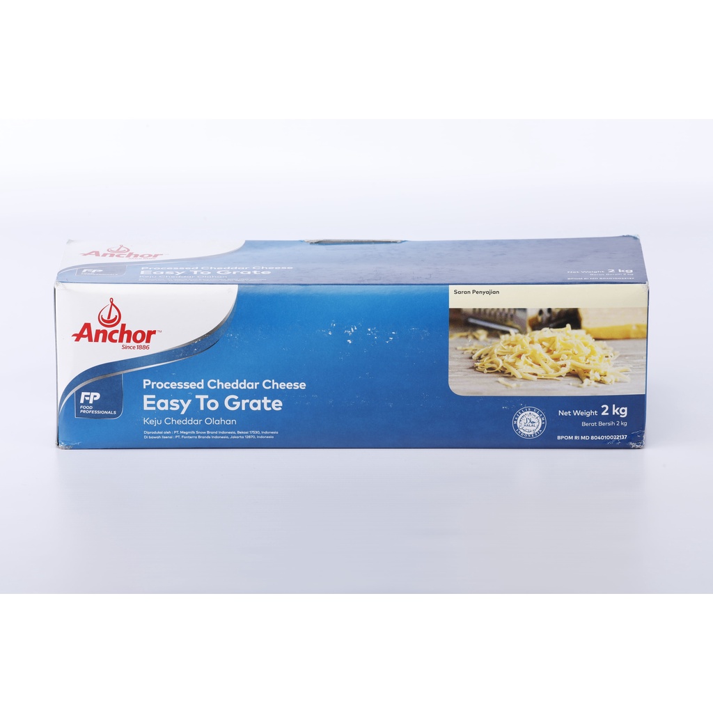 

Keju Anchor Processed Cheddar Cheese 2 Kg