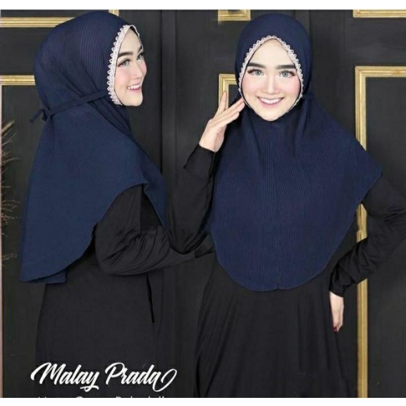 Bergo Maryam Plisket Renda / Bergo Plisket renda diamond premium