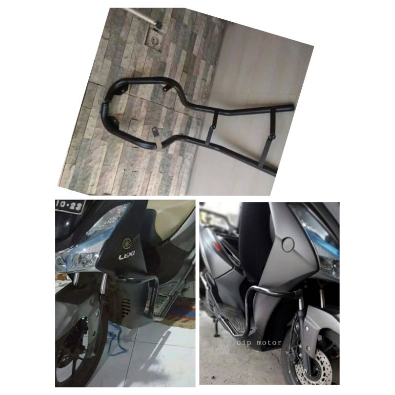 crashbar Lexi tubular Lexi+dudukan lampu