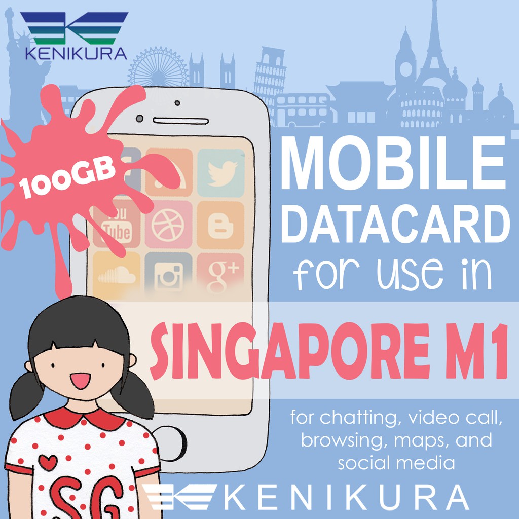Singapore Sim Card M1 tourist simcard data dan call