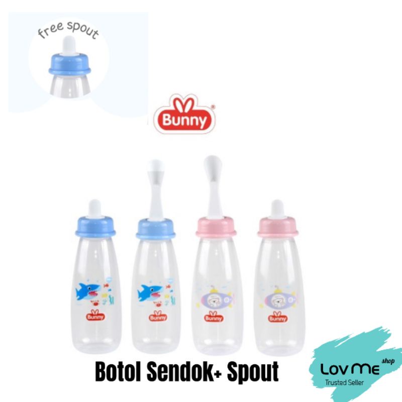 lov me❤️ Lusty Bunny Botol Sendok Bayi DB2809 240ml