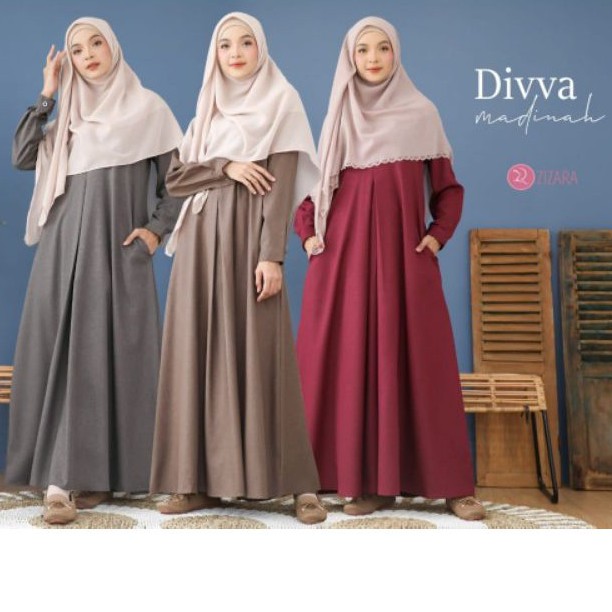 DIVVA DRESS || Gamis Syari Original by ZIZARA