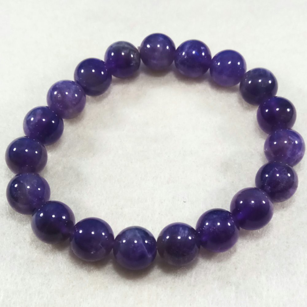 GELANG NATURAL KECUBUNG AMETHYST UNGU MEWAH DAN TERMURAH