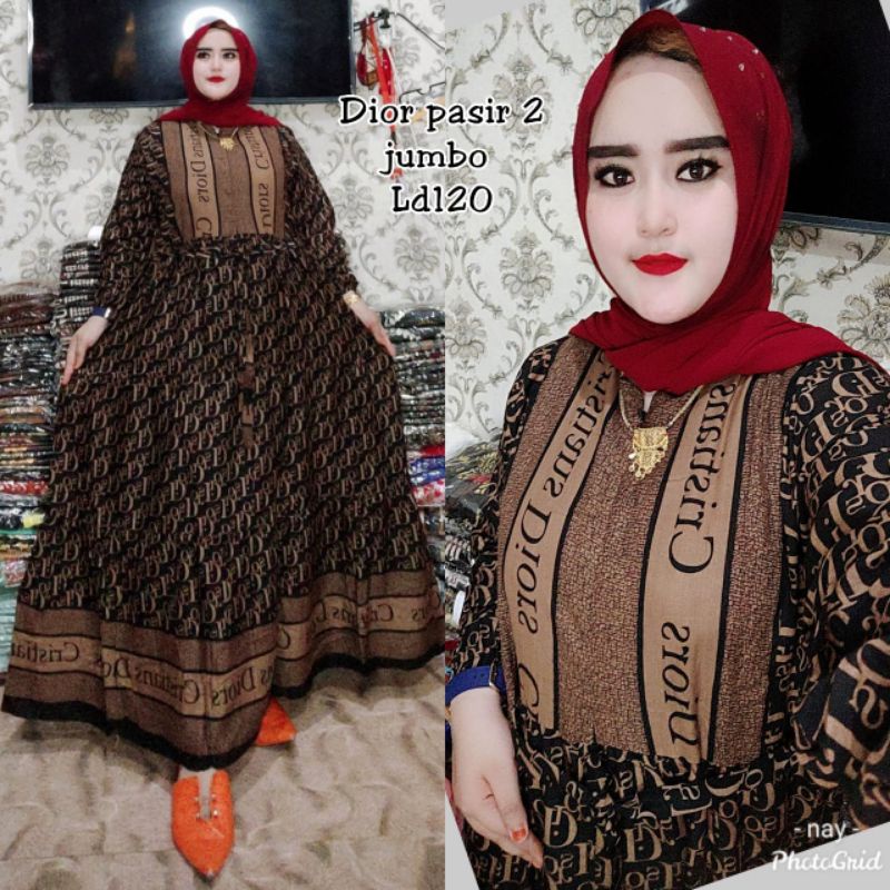 GAMIS DIORS PASIR KE 2 STANDAR &amp; JUMBO