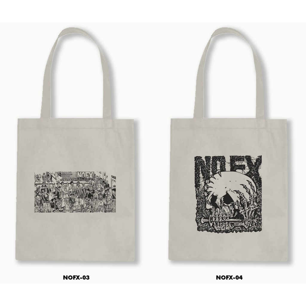 TOTE BAG BLACU - NOFX