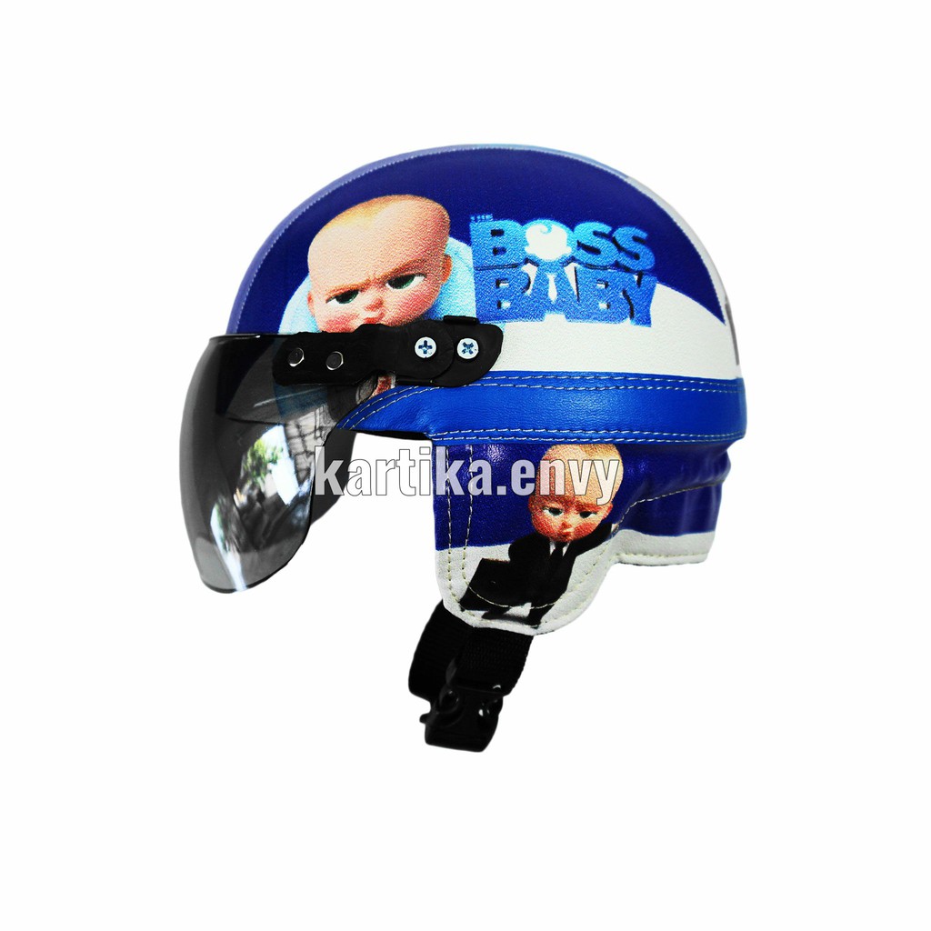 Helm Anak SUPER Balita Retro Boss Baby