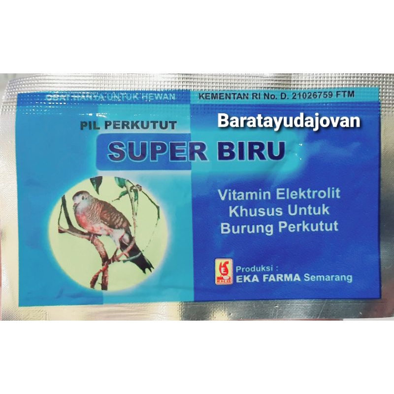 PIL JAMU BURUNG PERKUTUT SUPER BIRU