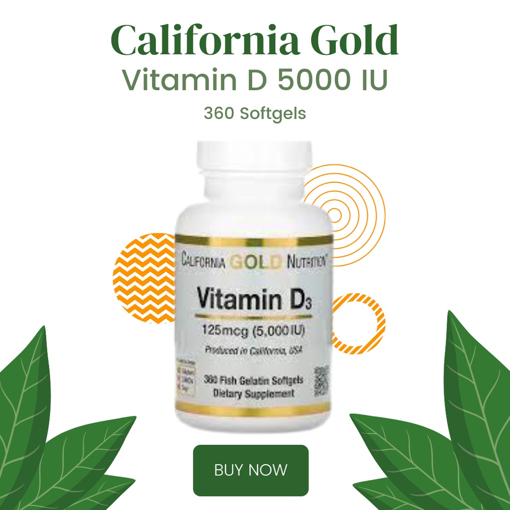 Vitamin d3 5000 iu california gold