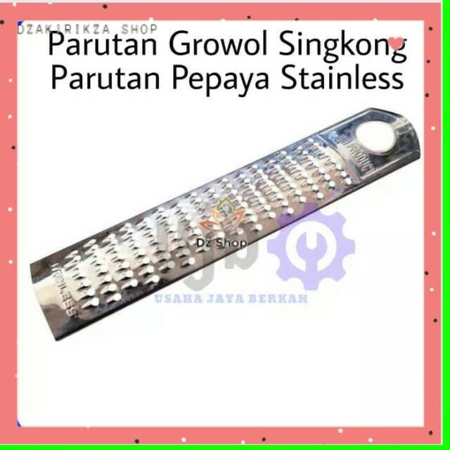 parut growol parut singkong parut kelapa serundeng kasar stainless