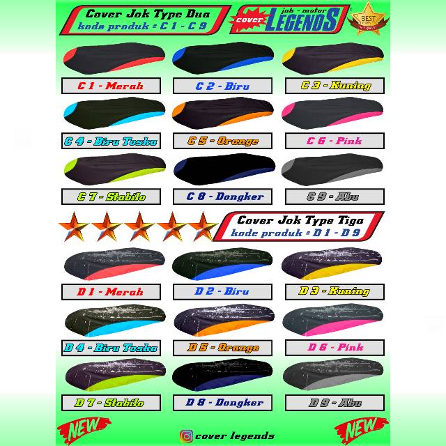 Cover Jok VARIO 125 150 Waterproof / Sarung Mantel Jok Motor Type Standar / Modifikasi