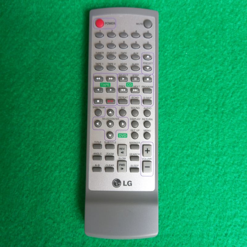 Remote LG TAPE COMPO Original .