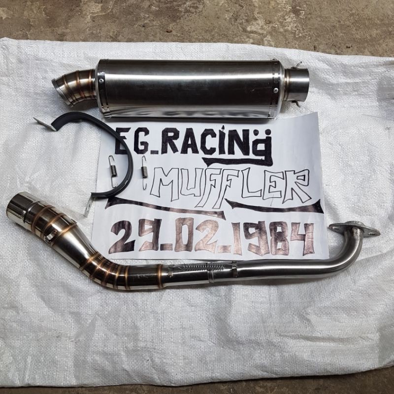 KNALPOT CUSTOM TRIOVAL FULL SYSTEM AEROX NMAX old/new LEXI VARIO 110/125/150 DAN LAIN2