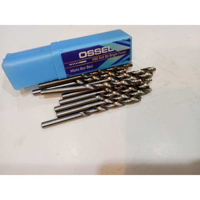 Mata Bor Besi Putih 5.5 MM OSSEL-MATA BOR BESI PUTIH 5.5MM OSSEL(10PCS)