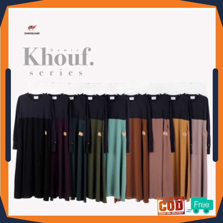 new Baju Syari Gamis Wanita Terbaru Soft Lexus Khouf Series Dhikr & Sabr dhikr
