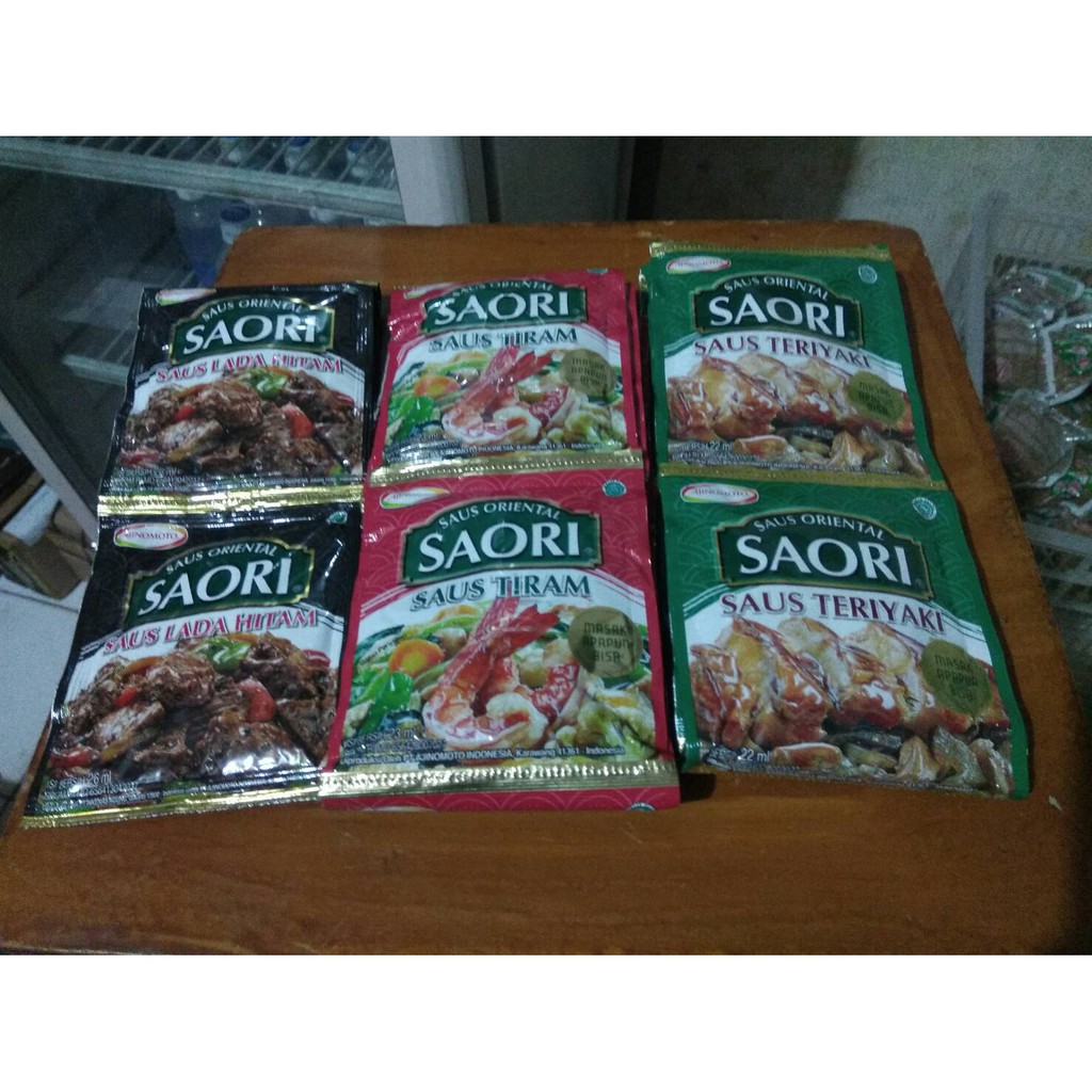 SAORI SACHET 1 RENCENG ISI 10 SACHET