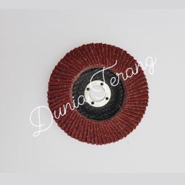 Flap Disc 4&quot; TAIYO 40 60 80 100 120 150 180 240 - Amplas Tumpuk 100x16mm Amplas Gerinda Flap Disk