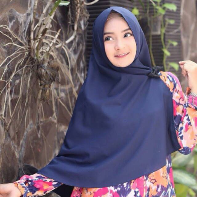 Khimar belah pita non pet