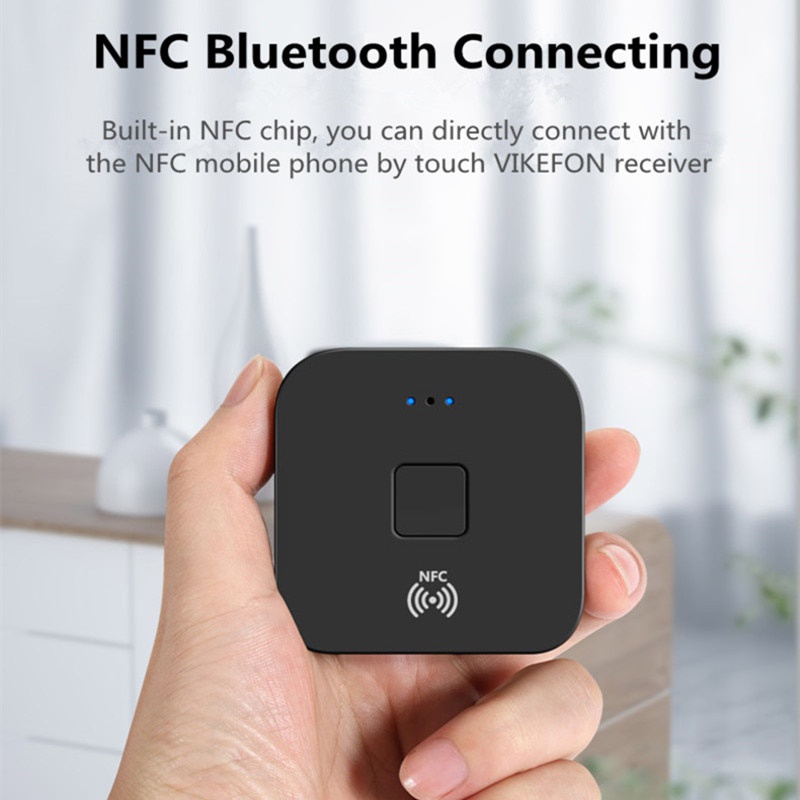 VIKEFON Music NFC Bluetooth Receiver 5.0 - BLS-B11 - Black