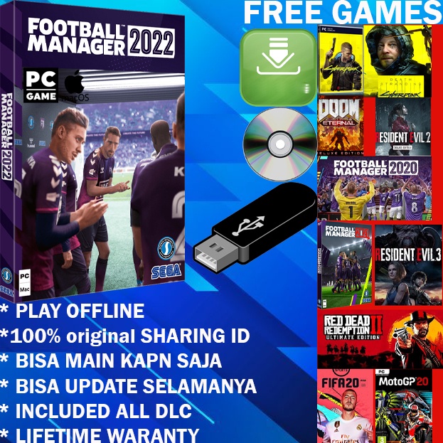 FM 22 Football Manager 2022 ORIGINAL PC / MAC