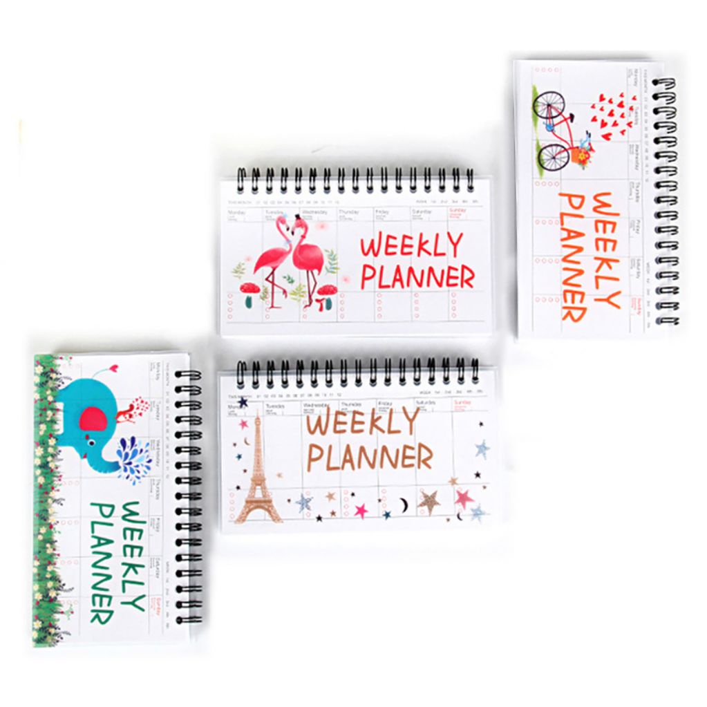 Buku Notebook / Catatan / Agenda / Diary / Jurnal Mingguan / Bulanan Kawaii 2022 Portable Untuk Stationery Sekolah