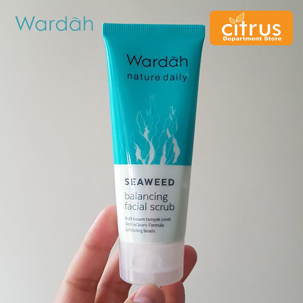 Wardah Nature Daily Seaweed Balancing Facial Scrub