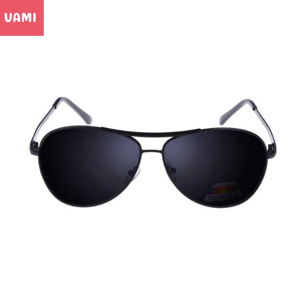 Aoron Kacamata Hitam Polarized - RB2132