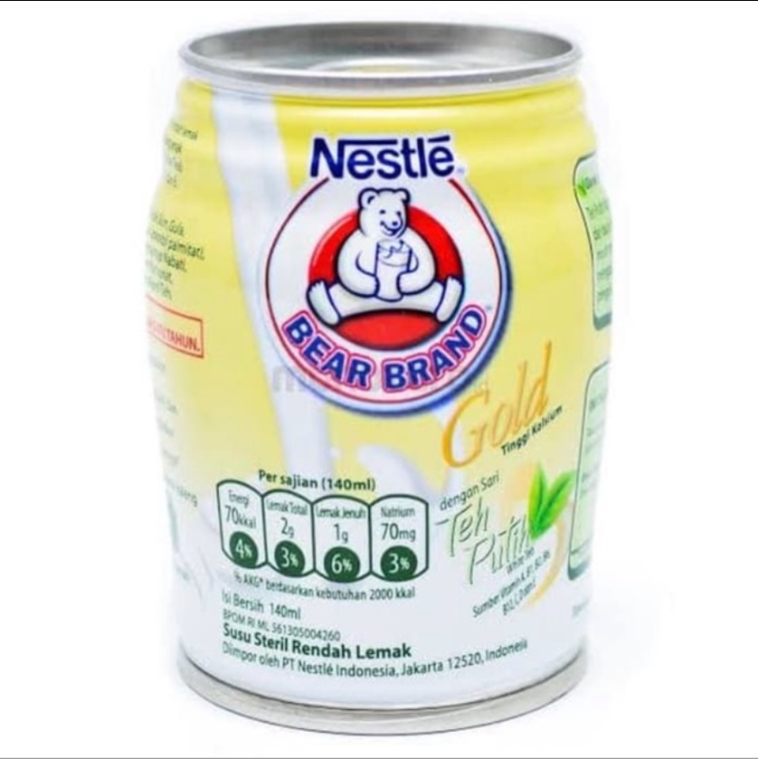 

Bear Brand Gold White Tea 140 mL
