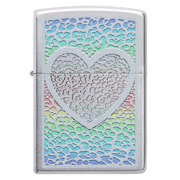 Original Zippo Heart Design Madein USA 49780 Madein USA