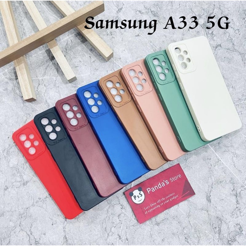 Softcase Pro Camera Samsung A33 5G Candy Case Full Color 3D Silikon TPU