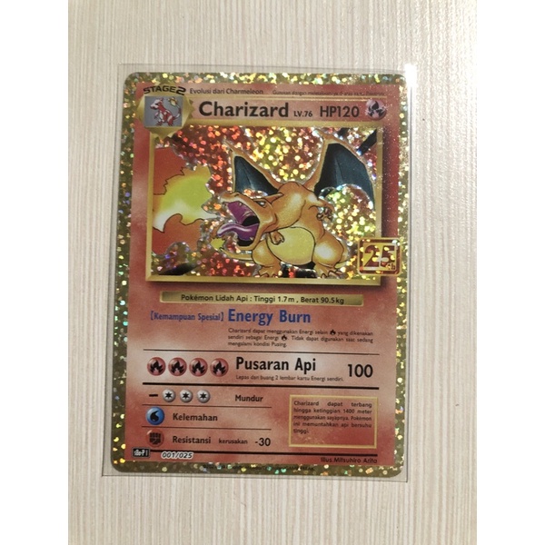 charizard 25th anniversary limited edition (indonesia)