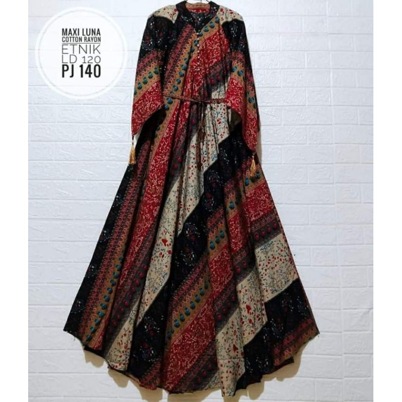 gamis kaftan luna