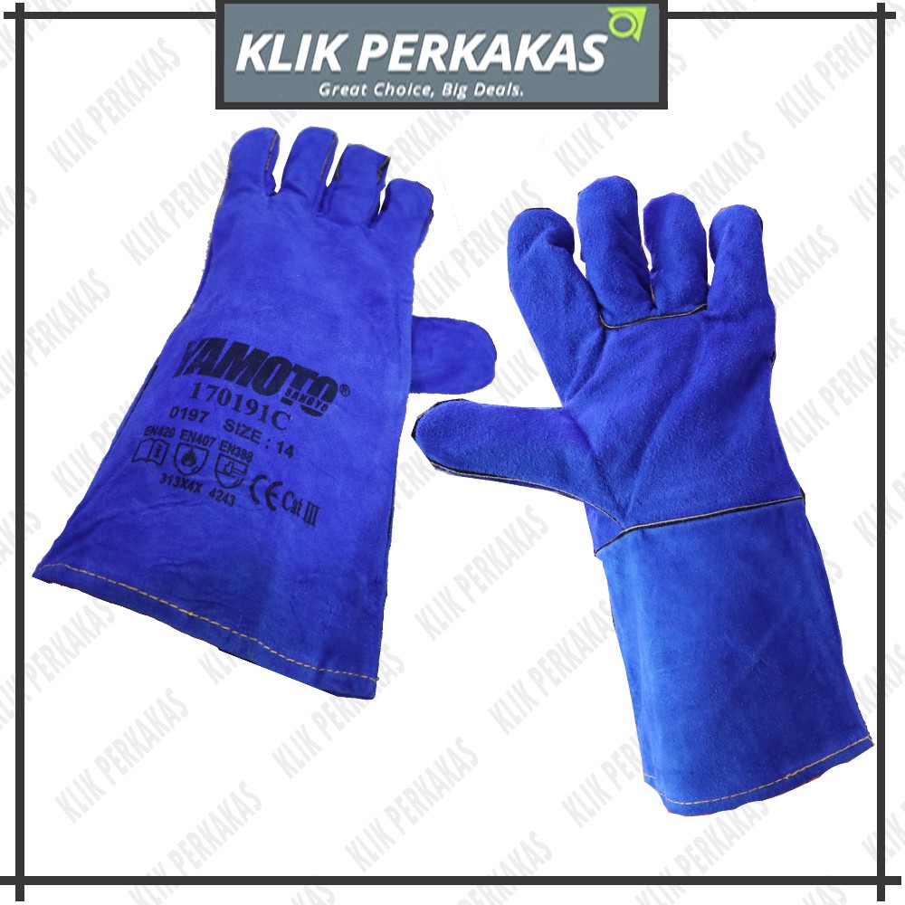 Yamato Sarung Tangan Las Safty 14 Inchi Welding Gloves Safety