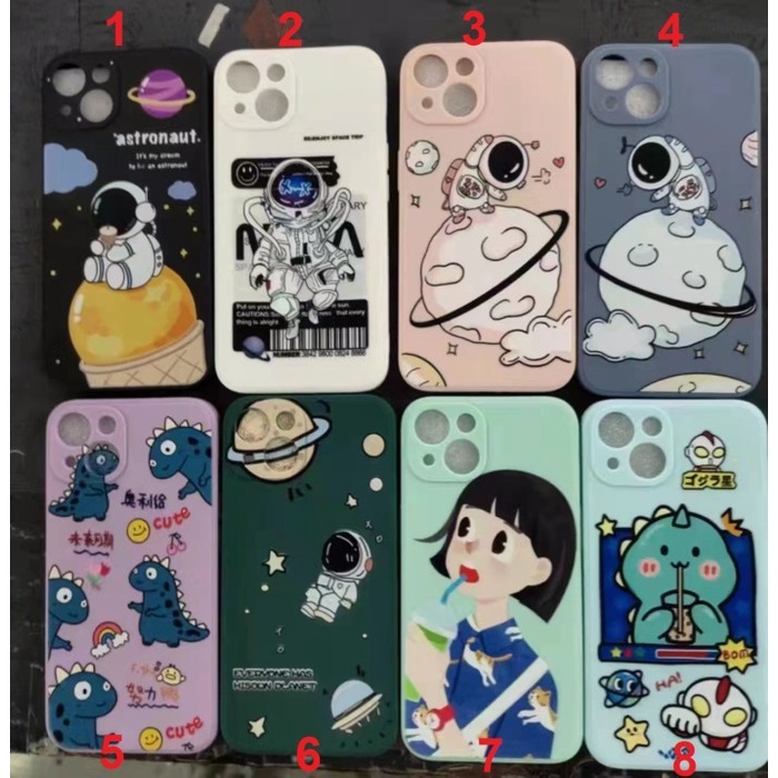 xiaomi Poco M4 Pro soft jelly case gambar astronot couple viral keren