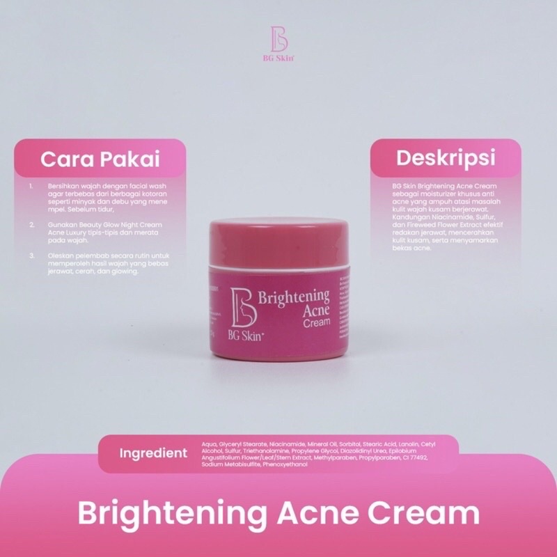 NIGHT CREAM ACNE BG SKIN