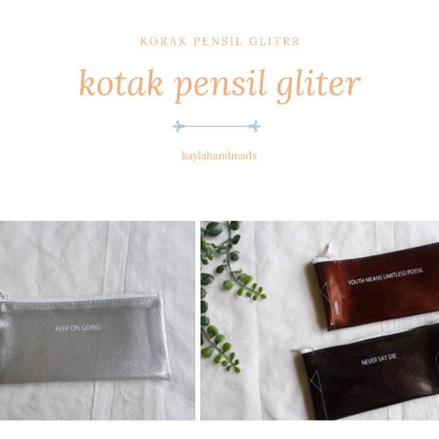

KP- Kotak pensil gliter BISA COD
