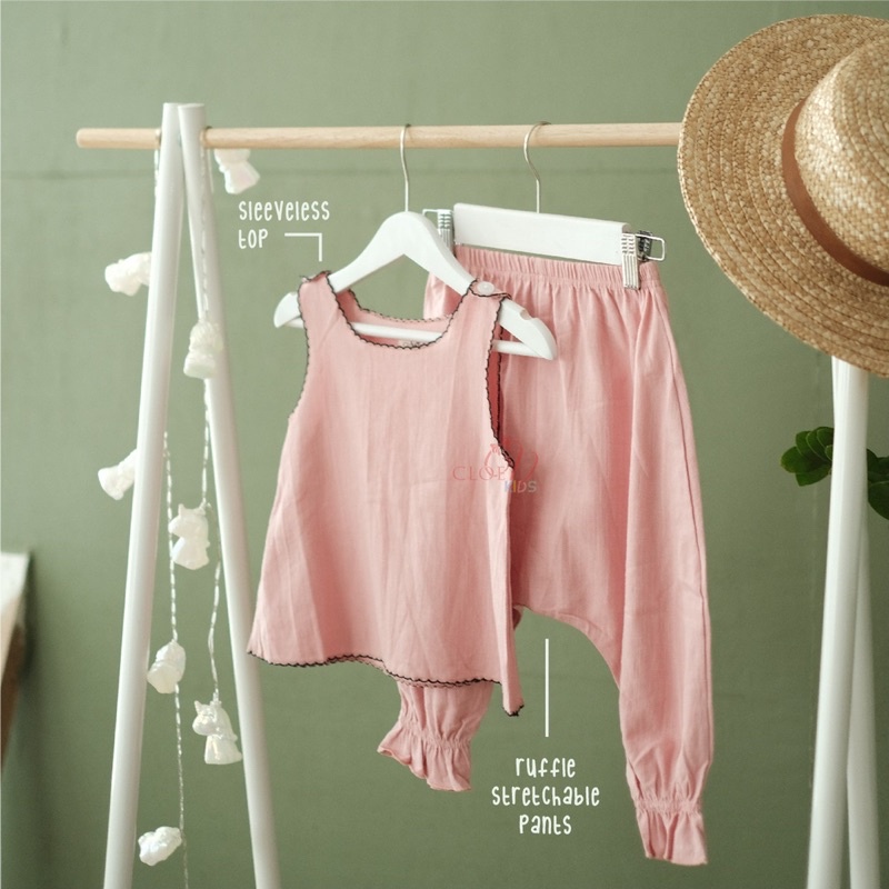 CLOEVKIDS - Baju set anak perempuan ADORE SET