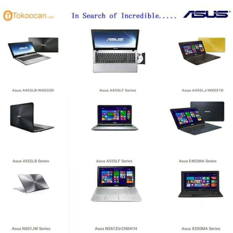 Toko Asus serba ada barang onhand