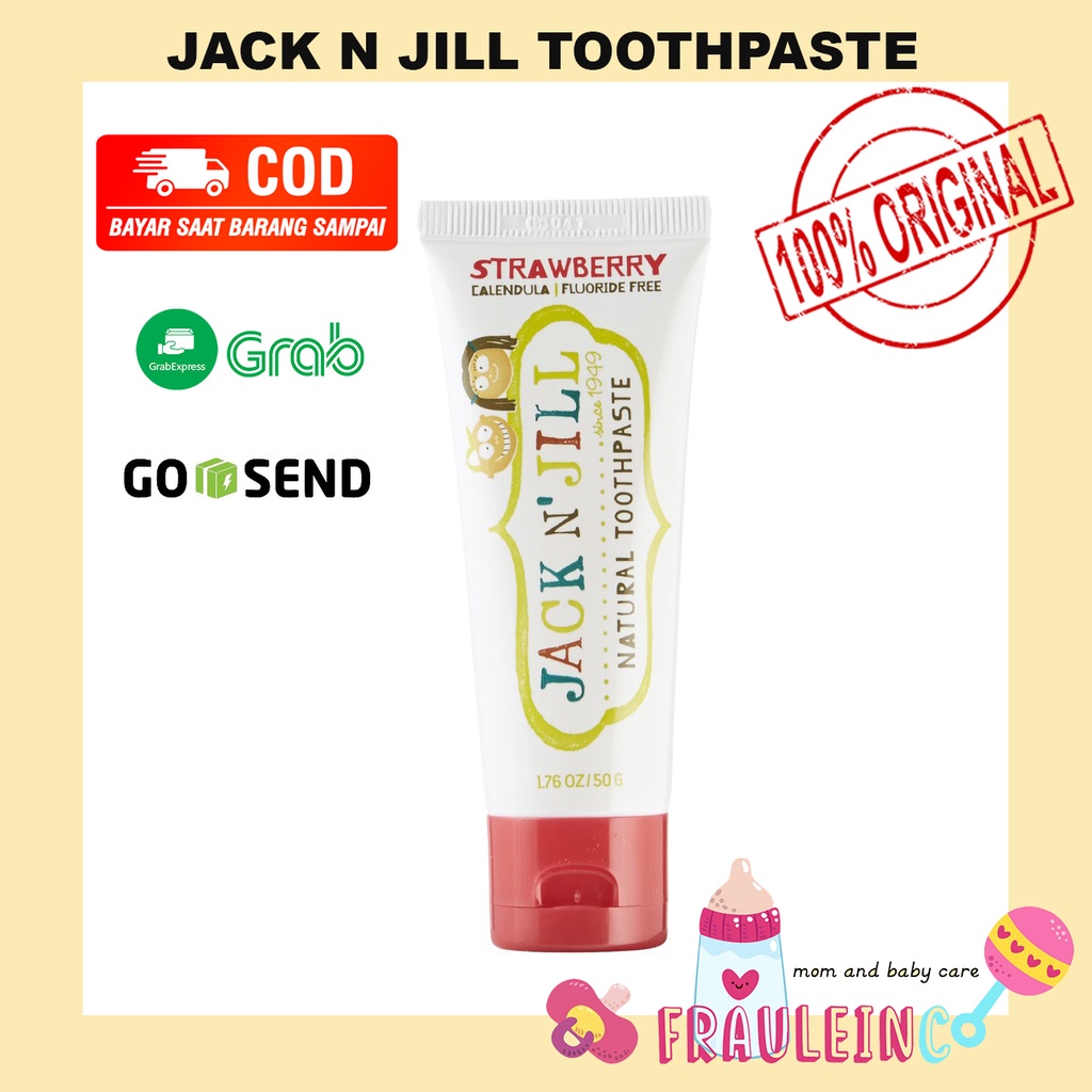 *FRAULEINCO* Jack n Jill Toothpaste BPOM AUSSIE toothpaste - odol pasta gigi anak ORIGINAL 100%