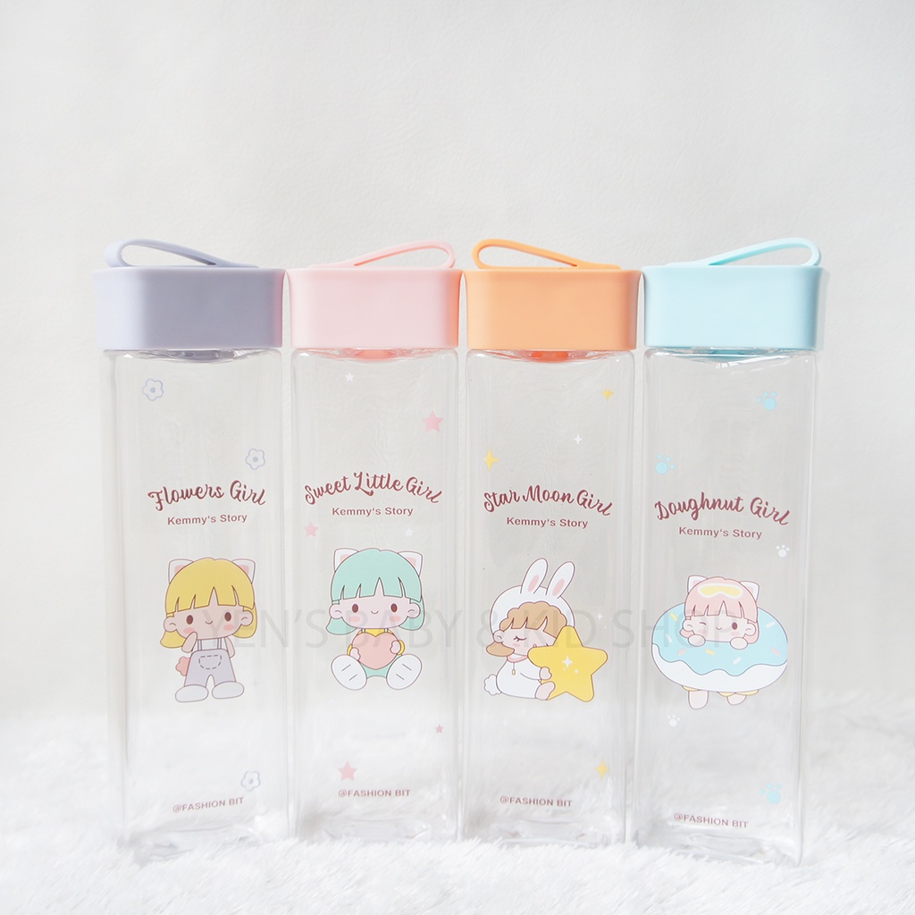 Botol Minum Anak Segi Empat  - Botol 2608 400ml