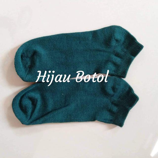 KAOS KAKI MATA KAKI POLOS / Semata Kaki MK-KK MK HIJAU BOTOL