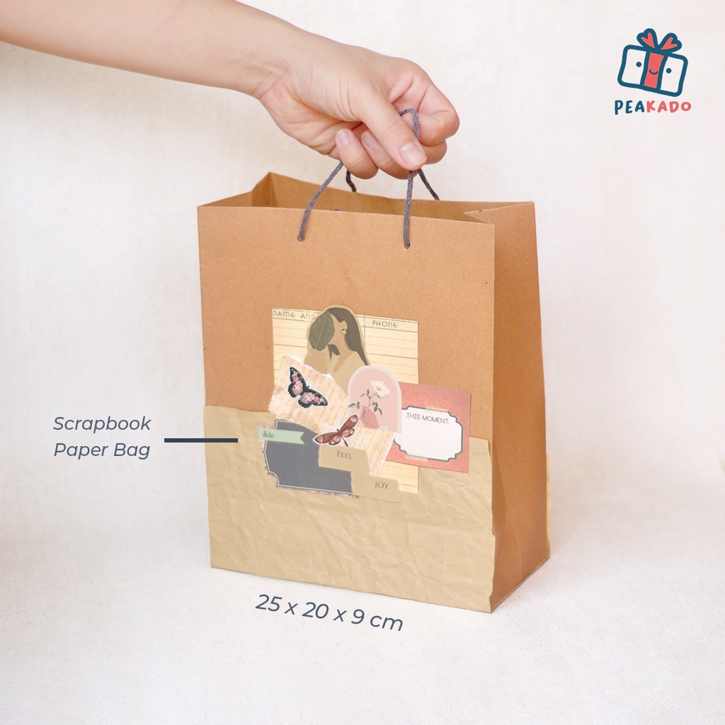 Paper Bag Kado Ulang Tahun Bridesmaid Tas Hampers Kertas Motif Aesthetic Souvenir Pernikahan