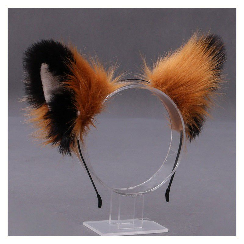 BANDO KUPING TELINGA KUCING BULU TEBAL FUR EAR NEKOMIMI CAT KAWAII LOLITA ANIME HEAD BAND